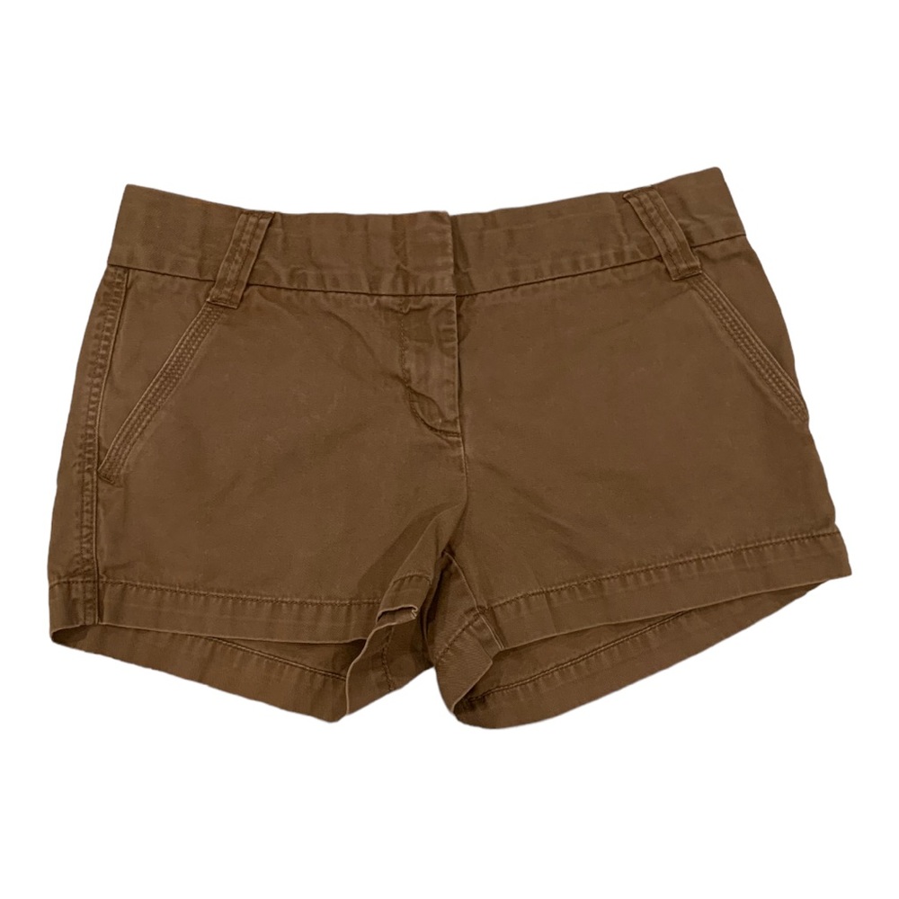 J Crew Women’s Classic Twill Chino Shorts Size: 2 Good Condition